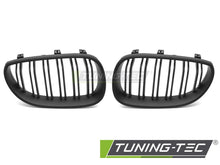 Carica l'immagine nel visualizzatore di Gallery, Griglia Doppia Barra Nera Opaca per BMW Serie 5 (E60 / E61) 2003-2010 Berlina, Station Wagon
