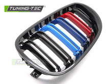 Carica l'immagine nel visualizzatore di Gallery, Griglia Sportiva Nera Lucida Doppia Barra per BMW Serie 5 (E60 / E61) 2003-2010