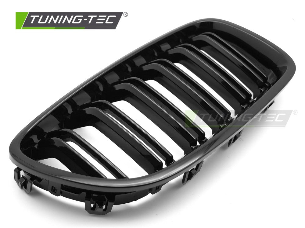 Griglia Sportiva Nera Lucida Doppia Barra per BMW Serie 5 (F10 / F11) 2010-2016