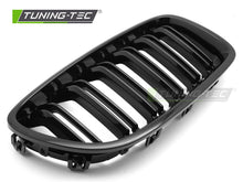 Load image into Gallery viewer, Griglia Sportiva Nera Lucida Doppia Barra per BMW Serie 5 (F10 / F11) 2010-2016