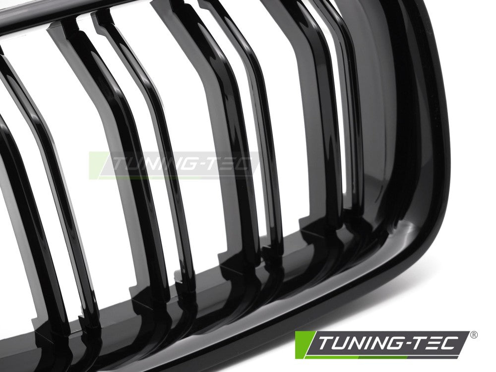 Griglia Sportiva Nera Lucida Doppia Barra per BMW Serie 5 (F10 / F11) 2010-2016