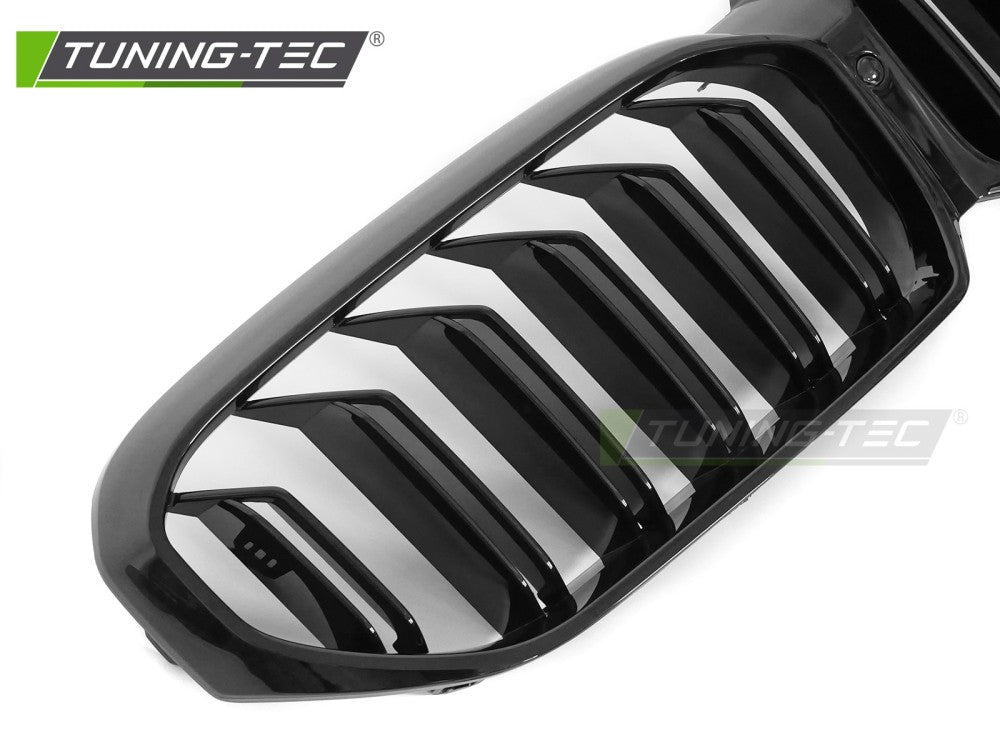 Griglia Sportiva Nera Lucida Doppia Barra per BMW Serie 5 (G30 / G31 Facelift) 2020-2023