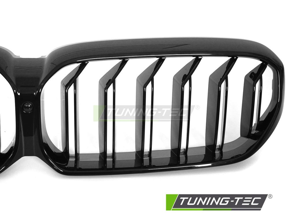 Griglia Sportiva Nera Lucida Doppia Barra per BMW Serie 5 (G30 / G31 Facelift) 2020-2023