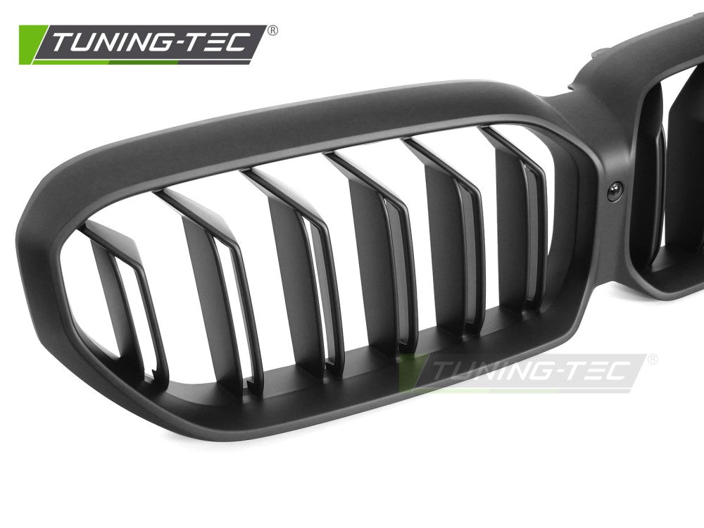 Griglia Doppia Barra Nera Opaca per BMW Serie 5 (G30 / G31 Facelift) 2020-2023 Berlina, Station Wagon