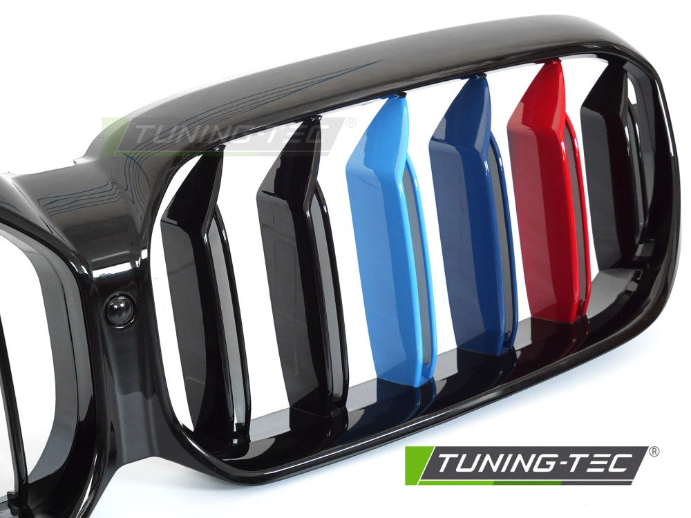 Griglia Sportiva Nera Lucida Doppia Barra per BMW Serie 5 (G30 / G31 Facelift) 2020-2023