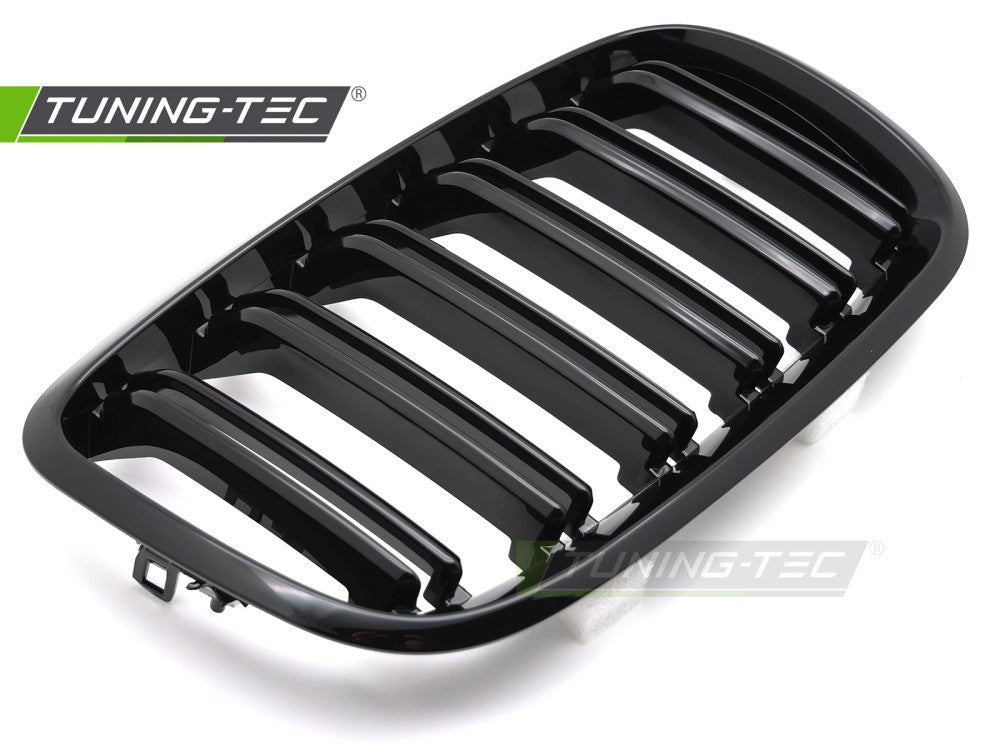 Griglia Sportiva Nera Lucida Doppia Barra per BMW X5 (E70) 2007-2013
