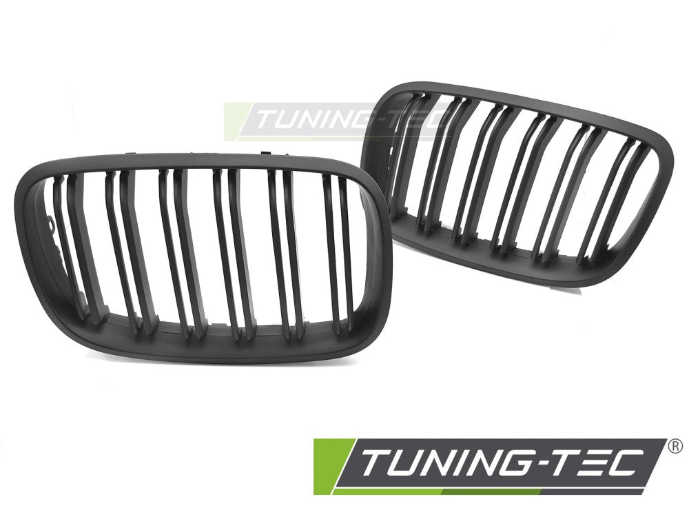 Griglia Sportiva Nera Opaca Doppia Barra per BMW X5 (E70) 2007-2013