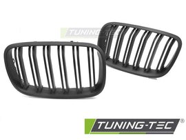Griglia Sportiva Nera Opaca Doppia Barra per BMW X5 (E70) 2007-2013