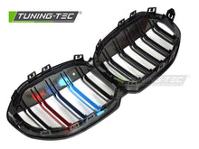 Carica l'immagine nel visualizzatore di Gallery, Griglia Sportiva Nera Lucida Doppia Barra per BMW Serie 1 (F40) 2019-2024