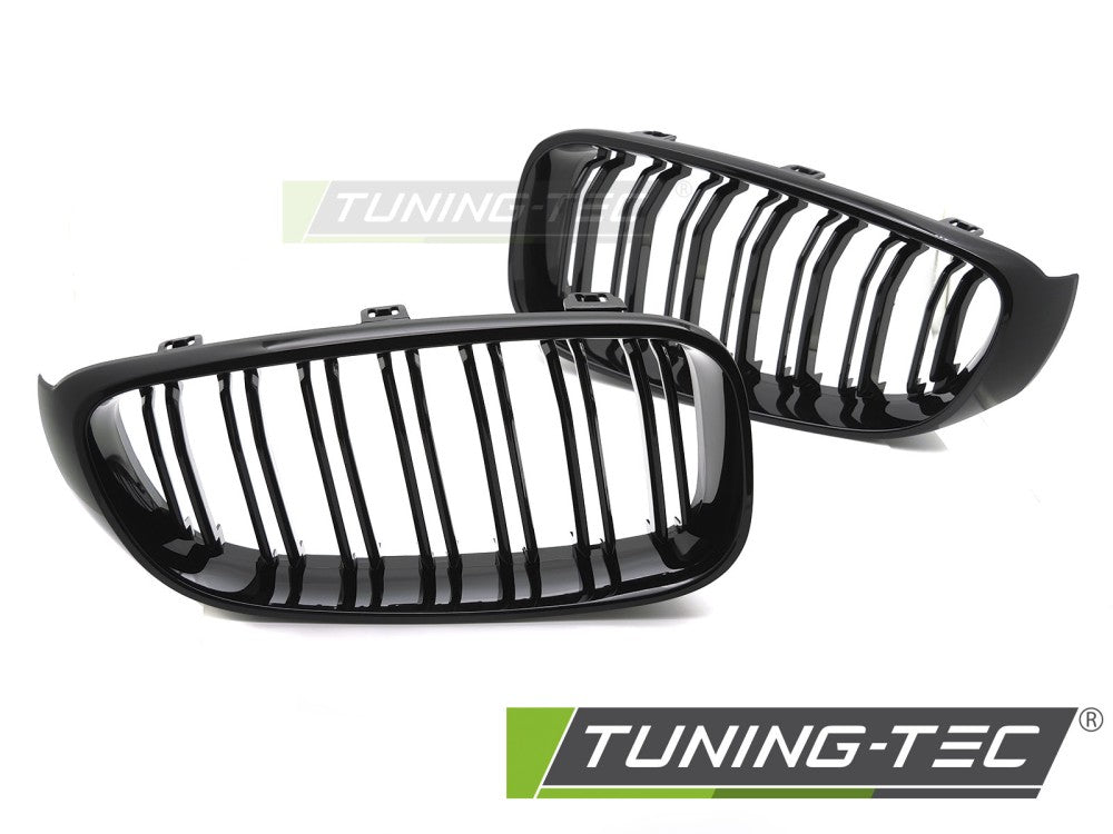 Griglia Sportiva Nera Lucida Doppia Barra per BMW Serie 3 GT (F34) 2013-2017