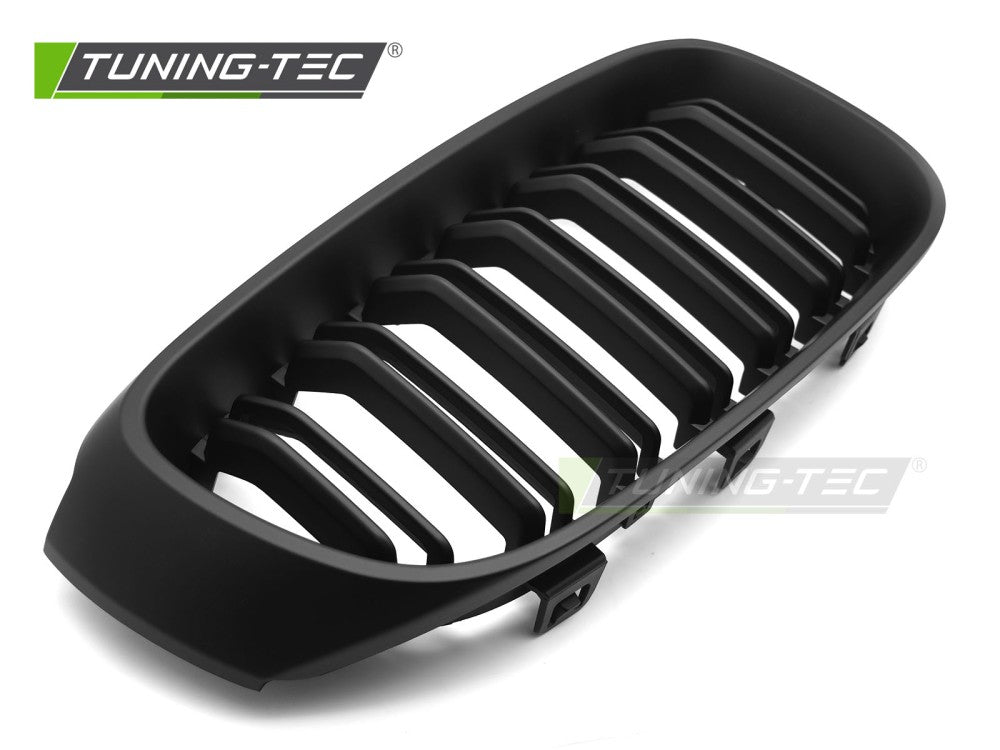 Griglia Doppia Barra Nera Opaca per BMW Serie 3 GT (F34) 2013-2017
