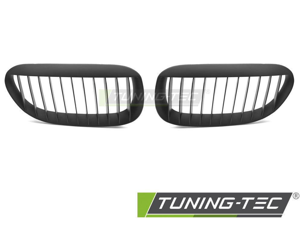 Griglia Nera Opaca per BMW Serie 6 (E63 / E64) 2002-2010 Coupé, Cabrio