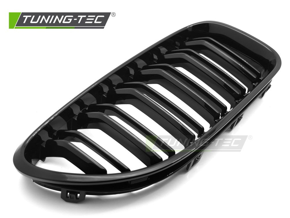 Griglia Sportiva Nera Lucida Doppia Barra per BMW Serie 6 (F06 / F12 / F13) 2011-2018