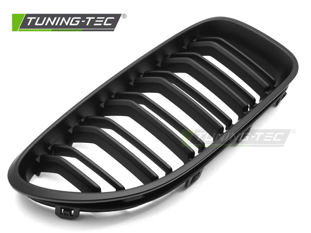Griglia Doppia Barra Nera Opaca per BMW Serie 6 (F12 / F13) 2011-2018 Cabrio, Coupé