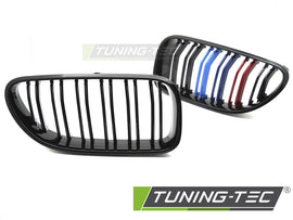 Griglia Doppia Barra Nera Lucida per BMW Serie 6 F12 Cabrio / F13 Coupé 2011-2018 – cod. GRBMT0