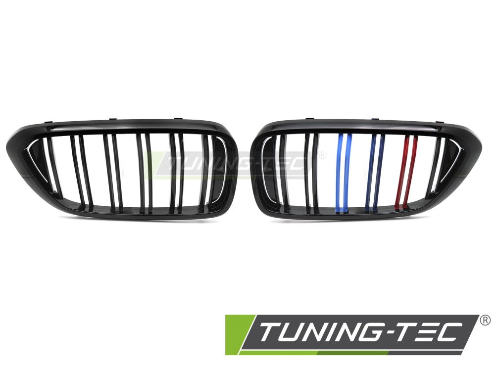 Griglia Sportiva Nera Lucida Doppia Barra per BMW Serie 6 GT (G32) 2017-2020
