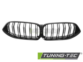 Griglia Doppia Barra Nera Lucida per BMW Serie 8 G14 Cabrio / G15 Coupé 2018-2022 – cod. GRBMT7