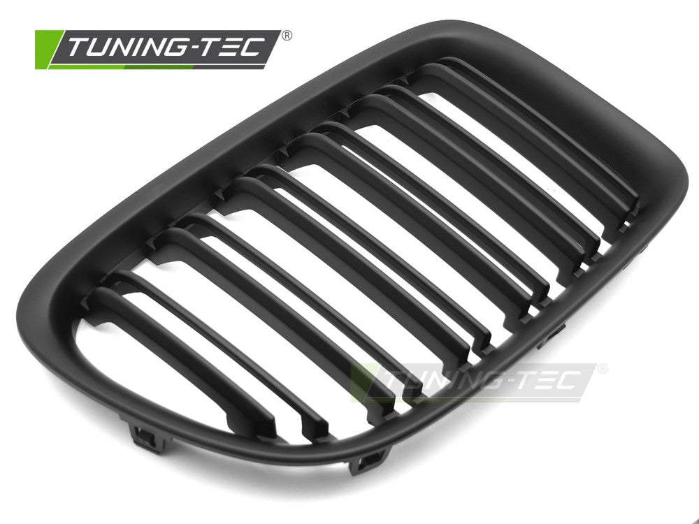 Griglia Doppia Barra Nera Opaca per BMW X1 (E84) 2009-2014