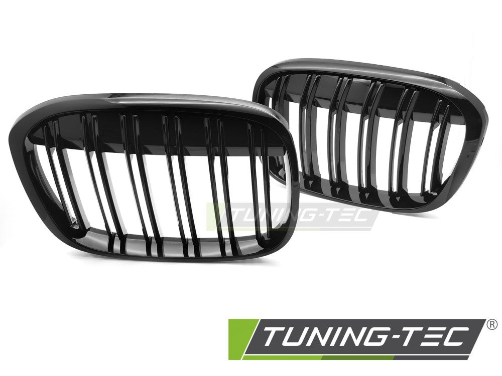 Griglia Sportiva Nera Lucida Doppia Barra per BMW X1 (F48) 2015-2020