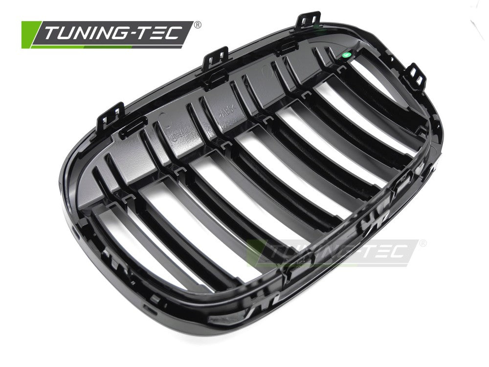 Griglia Sportiva Nera Lucida Doppia Barra per BMW X1 (F48) 2015-2020