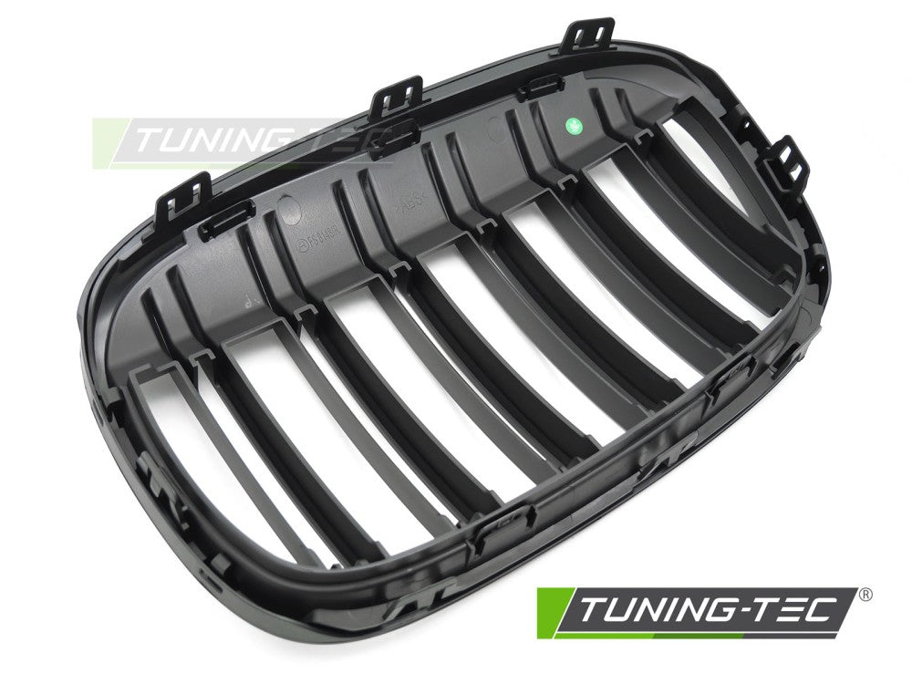 Griglia Doppia Barra Nera Opaca per BMW X1 (F48) 2015-2020