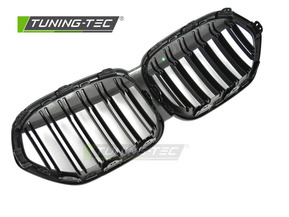 Griglia Doppia Barra Nera Opaca per BMW X1 (F48 Facelift) 2020-2022