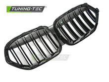 Carica l'immagine nel visualizzatore di Gallery, Griglia Doppia Barra Nera Opaca per BMW X1 (F48 Facelift) 2020-2022