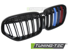 Load image into Gallery viewer, Griglia Sportiva Nera Lucida Doppia Barra per BMW X1 (F48 Facelift) 2020-2022