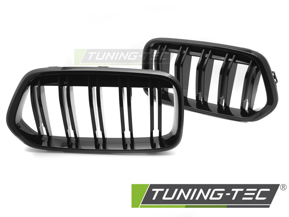 Griglia Sportiva Nera Lucida Doppia Barra per BMW X2 (F39) 2018-2023