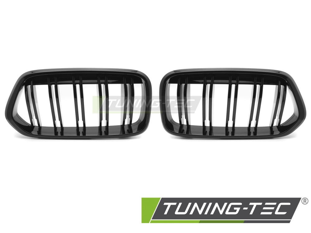 Griglia Sportiva Nera Lucida Doppia Barra per BMW X2 (F39) 2018-2023