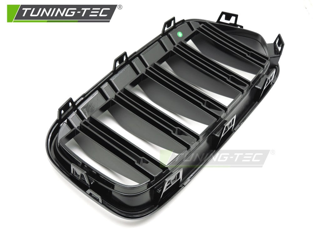 Griglia Sportiva Nera Lucida Doppia Barra per BMW X2 (F39) 2018-2023