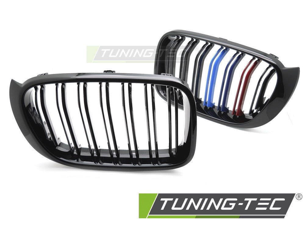 Griglia Sportiva Nera Lucida Doppia Barra per BMW X3 (F25 Facelift) 2014-2017