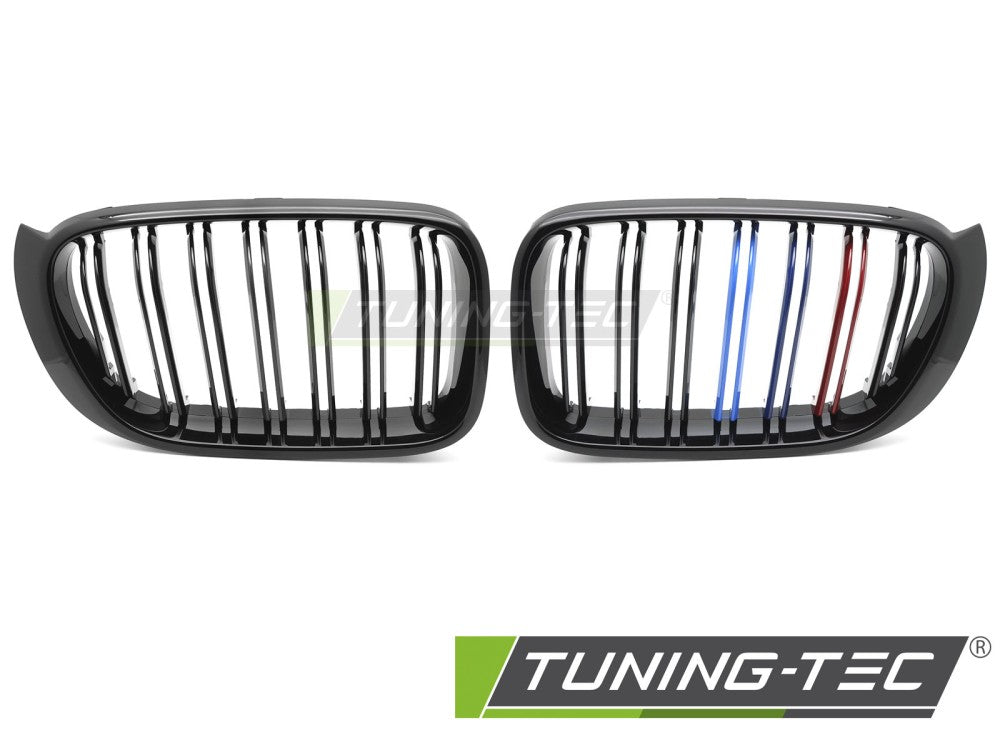 Griglia Sportiva Nera Lucida Doppia Barra per BMW X3 (F25 Facelift) 2014-2017