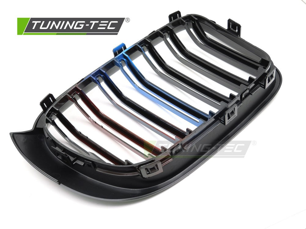 Griglia Sportiva Nera Lucida Doppia Barra per BMW X3 (F25 Facelift) 2014-2017