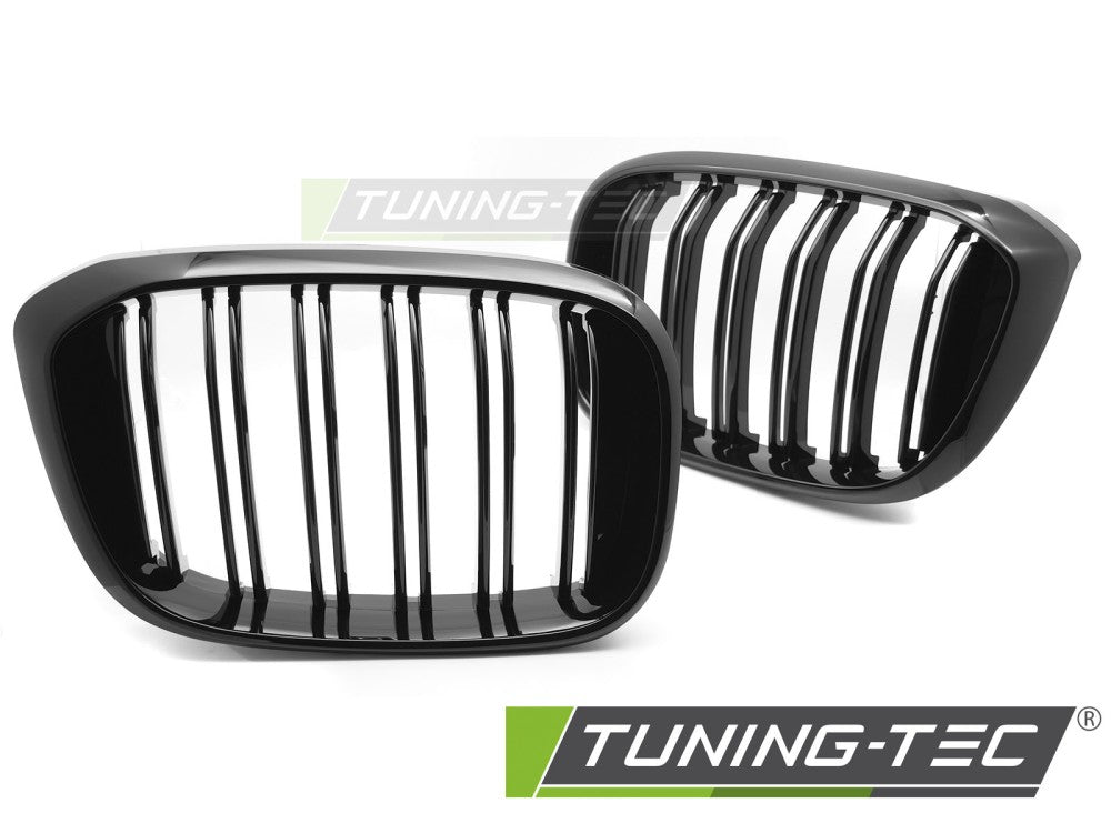 Griglia Sportiva Nera Lucida Doppia Barra per BMW X3 (G01) 2017-2021