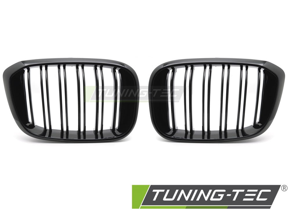 Griglia Sportiva Nera Lucida Doppia Barra per BMW X3 (G01) 2017-2021