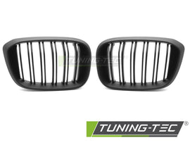Griglia Doppia Barra Nera Opaca per BMW X3, X4 – cod. GRBMV9