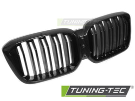 Griglia Doppia Barra Nera Lucida per BMW X4 (G02 Facelift) 2021-2025 – cod. GRBMW7