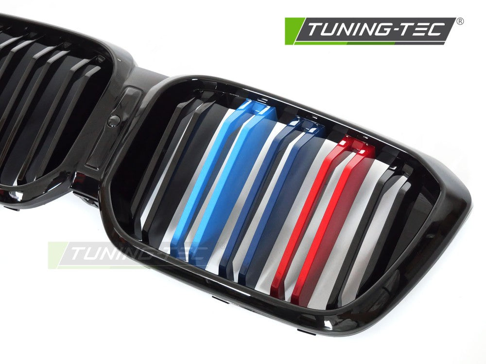 Griglia Sportiva Nera Lucida Doppia Barra per BMW X4 (G02 Facelift) 2021-2025