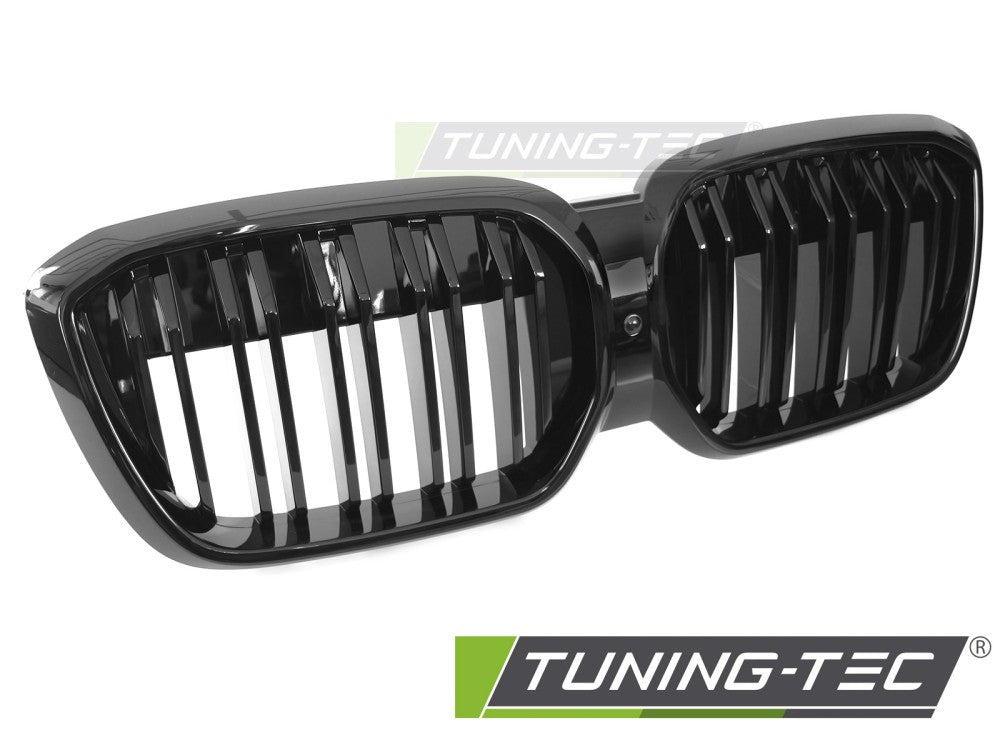 Griglia Sportiva Nera Lucida Doppia Barra per BMW iX3 (G08 Facelift) 2021-2025