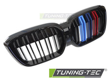 Carica l'immagine nel visualizzatore di Gallery, Griglia Sportiva Nera Lucida Doppia Barra per BMW iX3 (G08 Facelift) 2021-2025