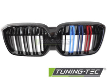 Carica l'immagine nel visualizzatore di Gallery, Griglia Sportiva Nera Lucida Doppia Barra per BMW iX3 (G08 Facelift) 2021-2025