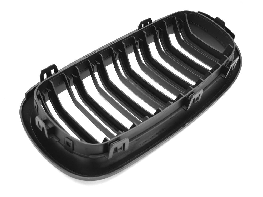 Griglia Doppia Barra Nera Opaca per BMW X5, X6 – cod. GRBMX4