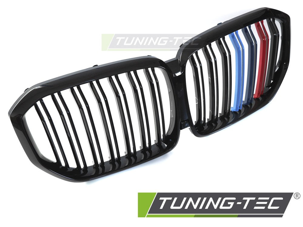 Griglia Sportiva Nera Lucida Doppia Barra per BMW X5 (G05) 2019-2022