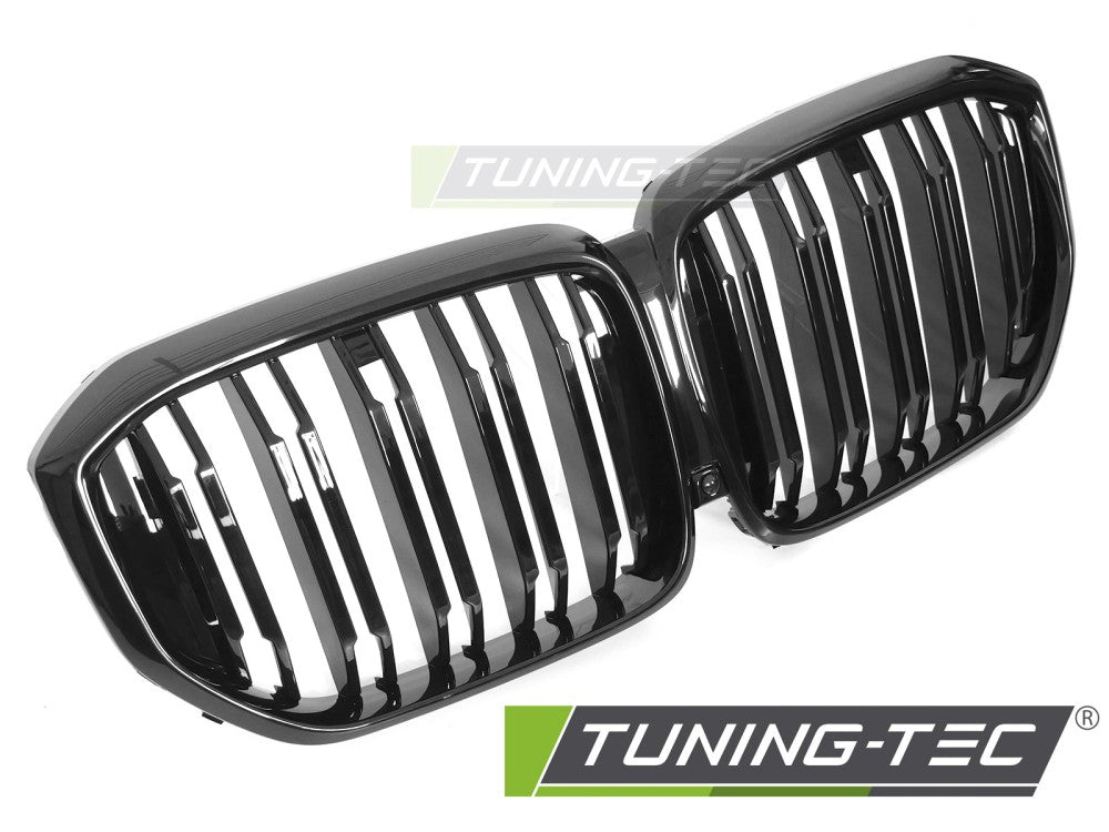 Griglia Sportiva Nera Lucida Doppia Barra per BMW X5 G05 LCI