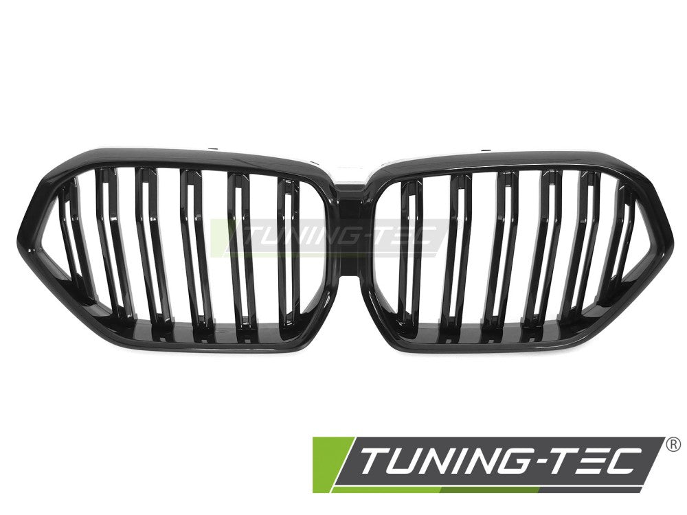 Griglia Sportiva Nera Lucida Doppia Barra per BMW X6 (G06) 2019-2023