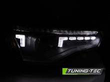 Carica l'immagine nel visualizzatore di Gallery, Fari Anteriori Neri Sequenziali per Audi A5 (8T Facelift) 2011-2016