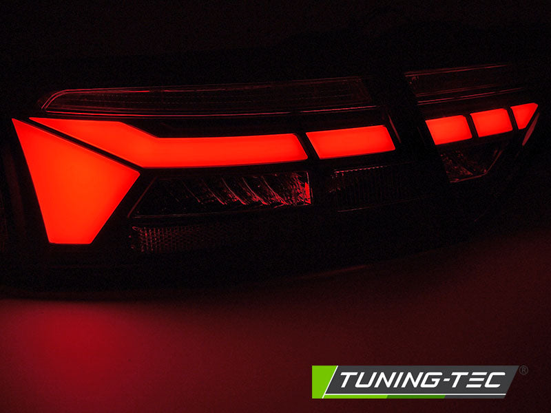 Fanali Posteriori Neri LED BAR Sequenziali per Audi A5 (8T Facelift) 2011-2016