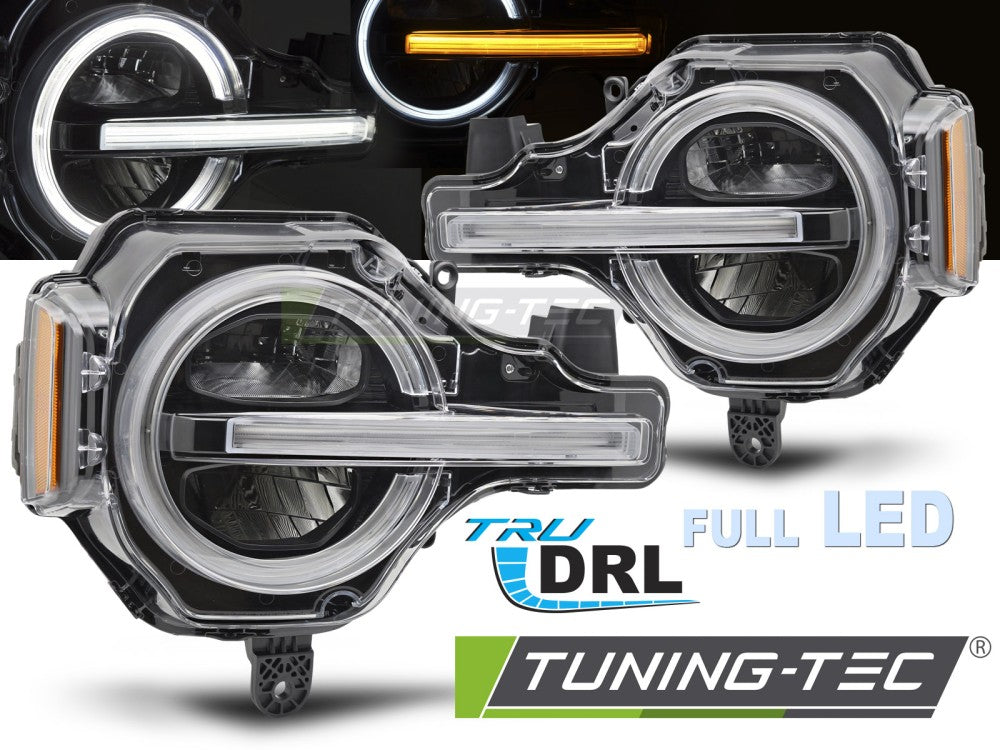 Fari Anteriori Neri DRL per Ford Bronco 2021-2024