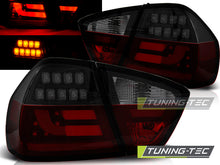 Carica l'immagine nel visualizzatore di Gallery, Fanali Posteriori Neri Fumé Rossi per BMW Serie 3 (E90 / E91) 2003-2008